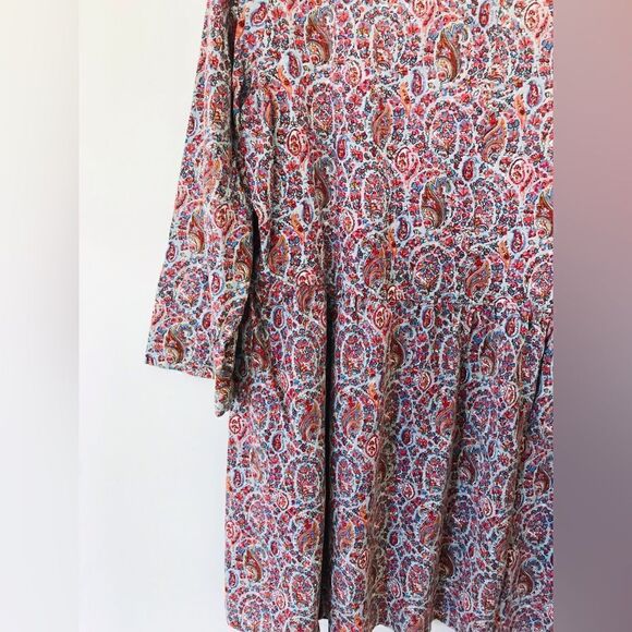 Fat Face Hailee Country Paisley Longline Top - size 12 - Picture 7 of 7